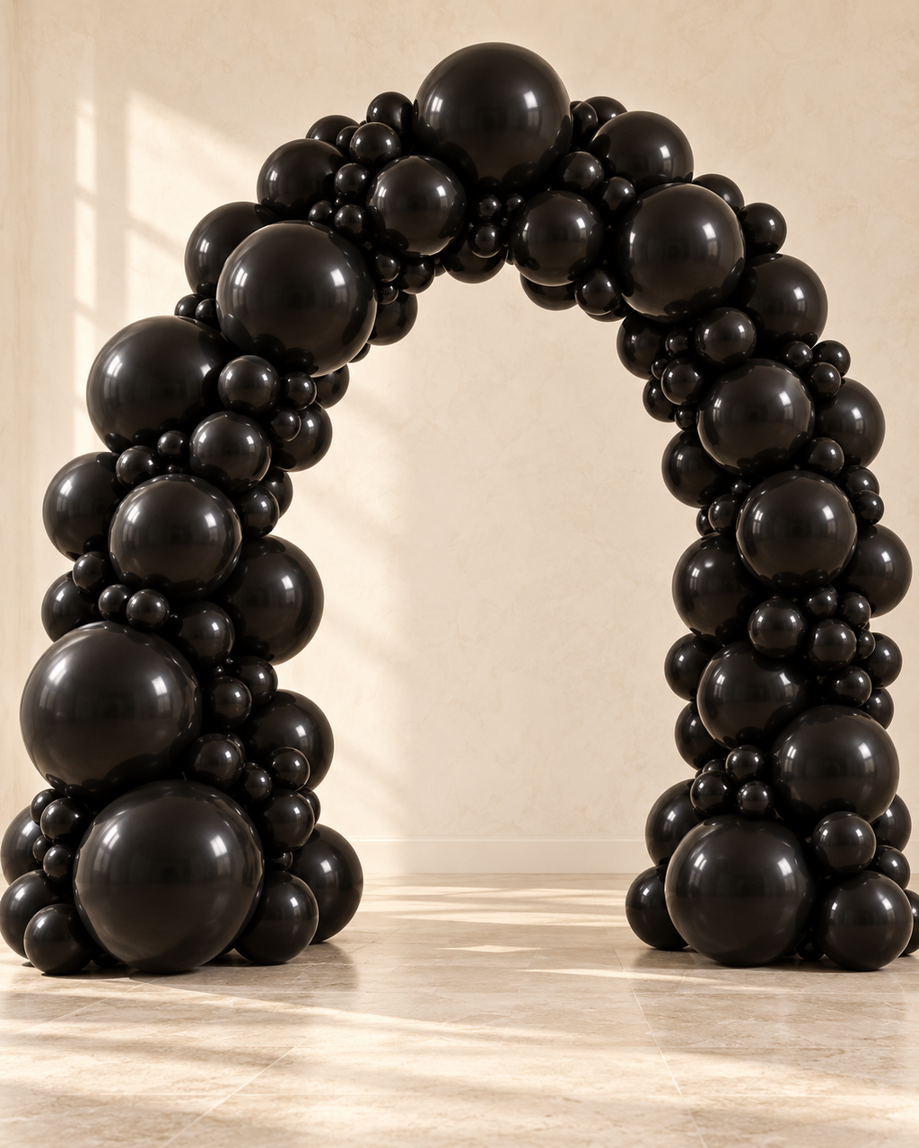 Regular Matte Balloons 12inches "Black" 100ct For Birthdays Weddings Corporate Evens Holidays