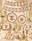 92 PCS SET Capybara Tableware Set Party Kit for Birthdays