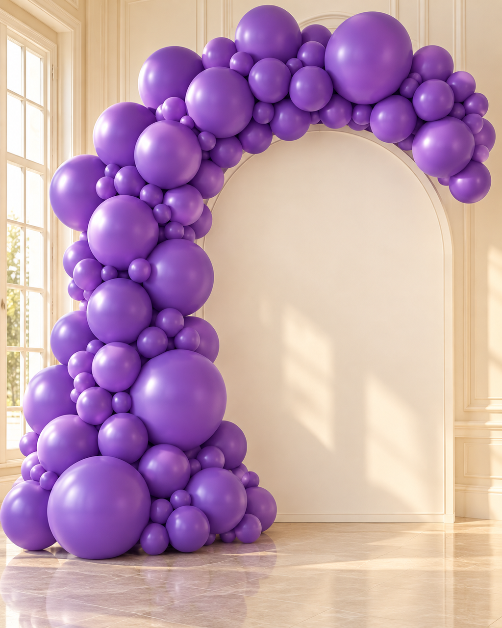 Regular Matte Balloons 12inches 100ct "Purple" for Birthdays Parties Weddings, Corporate Events. Holidays