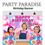 English Teacher Happy Birthday Banner 5' x 3' for Birthdays Party Kids Celebration