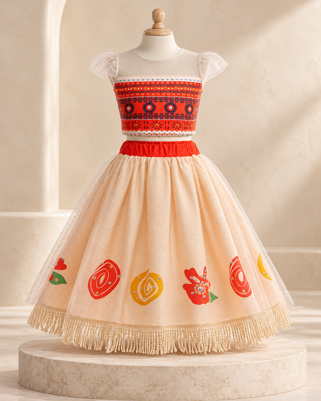 Moana Dress 2pcs Dress Set Secondary image