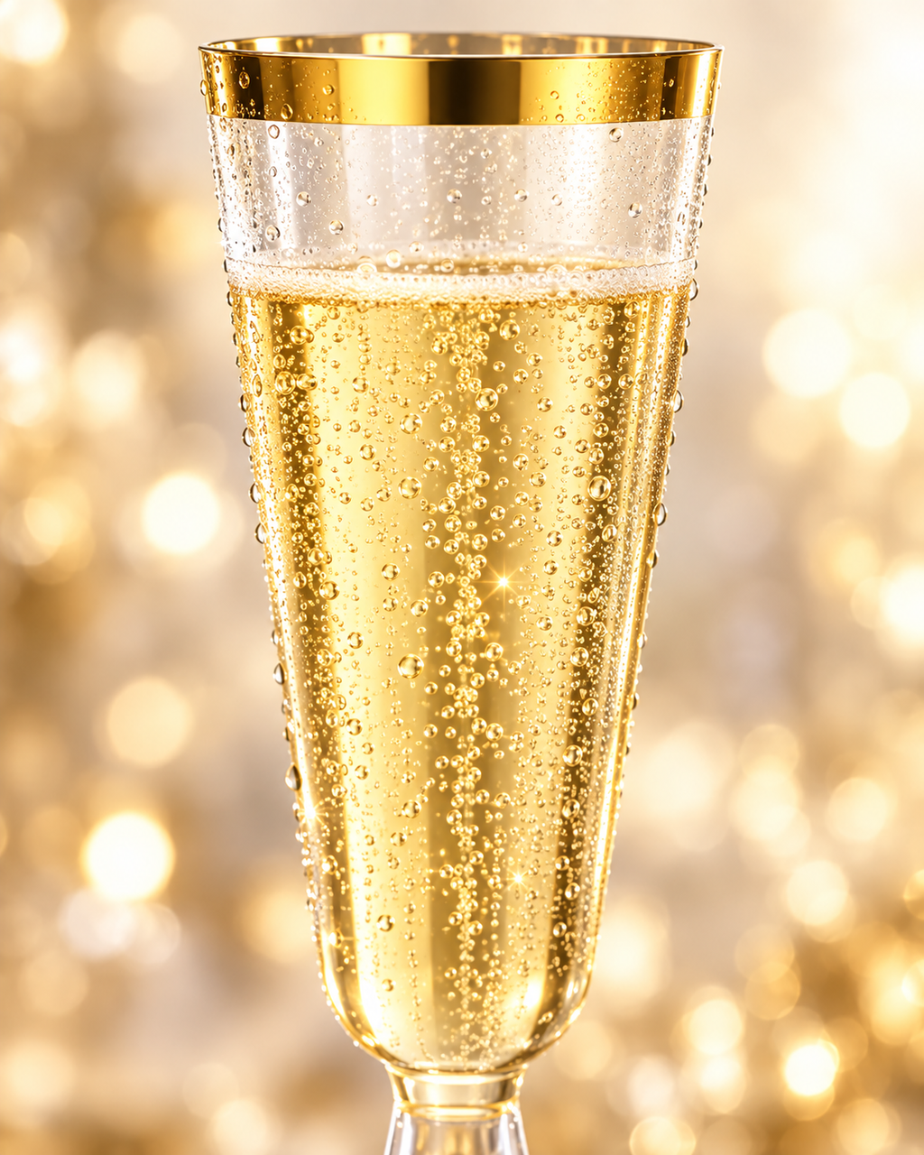 Disposable Transparent Detachable Colorful Elegant Party Wedding Bar Event Cocktail Champagne Plastic Cup 20CT
