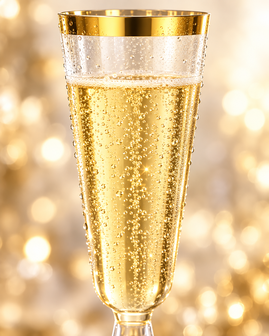 Disposable Transparent Detachable Colorful Elegant Party Wedding Bar Event Cocktail Champagne Plastic Cup 20CT