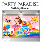 English Teacher Happy Birthday Banner for Birthday parties Style No. 1 Size  5'*3'