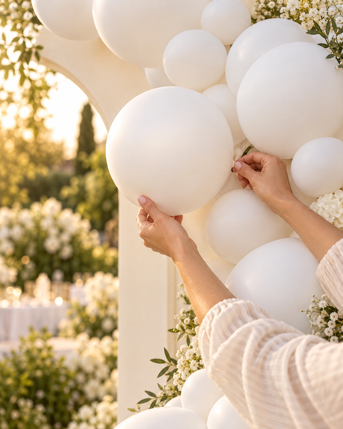 Regular Matte Balloons 12inches "White" 100ct for Birthdays Parties Corporate Events Holidays Secondary image