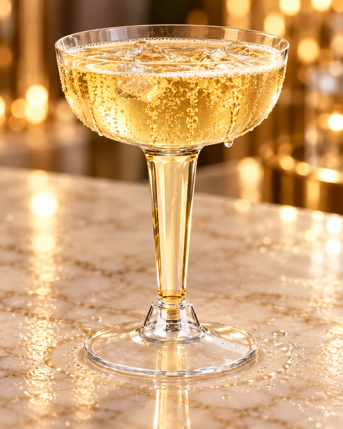 Clear Coupe Disposable drinkware for Cocktails Wedding Parties 20 PCS Secondary image