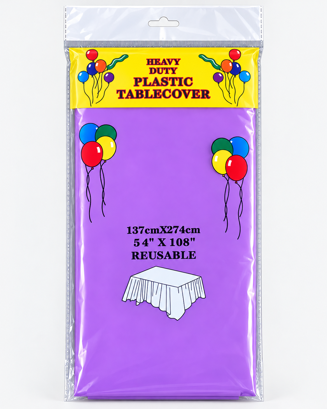 Tablecovers Reusable in Purple-2Pk Secondary image