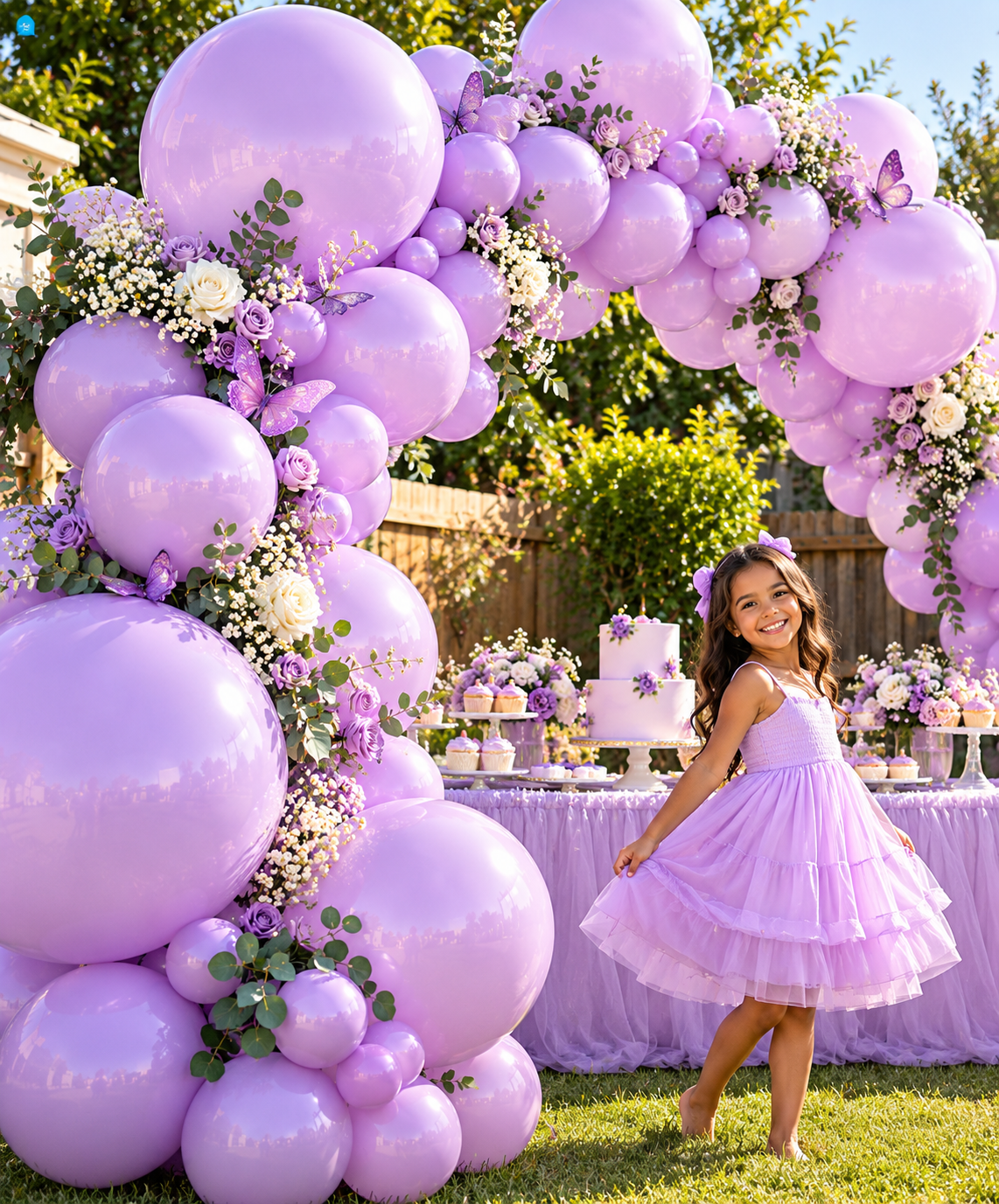 Metallic Balloon 12inches 100ct in Purple