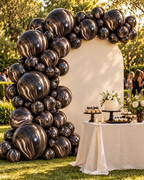 Black agate (Marble) Balloons 12in 100pk For Birthdays Parties Weddings Anniversary Corporate Events Holiday Celebrations