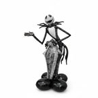 Party Paradise Store Jack Skellington inflatable balloon featuring his signature skull face and pinstripe suit design.