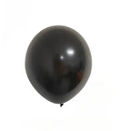 Party Paradise Store 12-inch black metallic latex balloon for party decorations