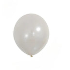 Party Paradise Store 12-inch white metallic latex balloon for party decorations and special events