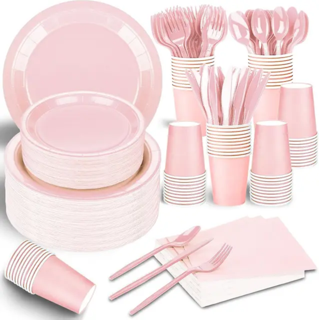 Pink Tableware Set- Ligh Pink