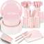 Pink Tableware Set- Ligh Pink