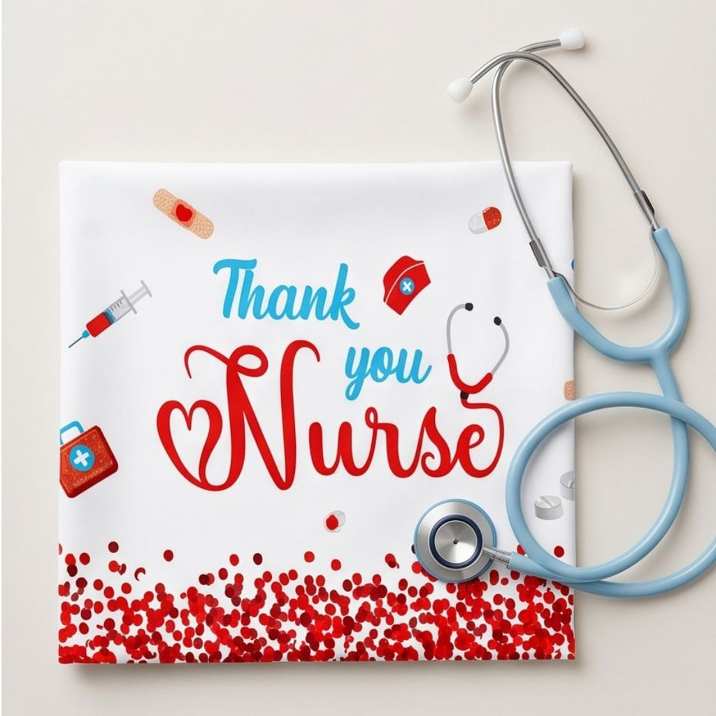 Healthcare themed table cover