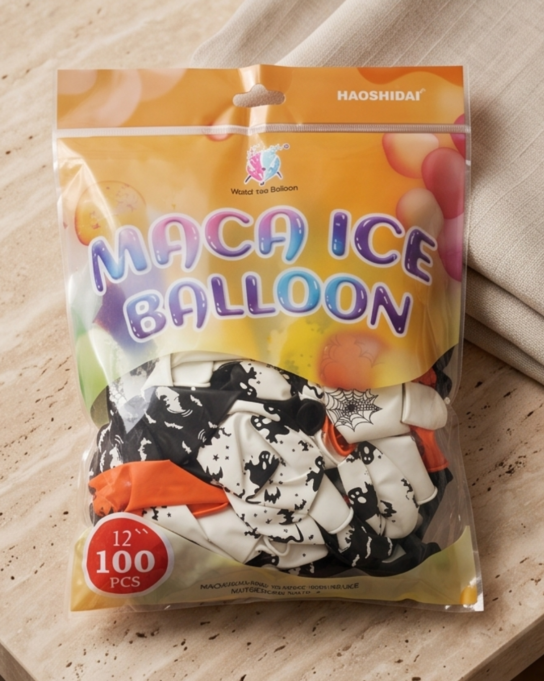 Assorted Halloween Balloons Premium Latex 12 inches 100ct Main image