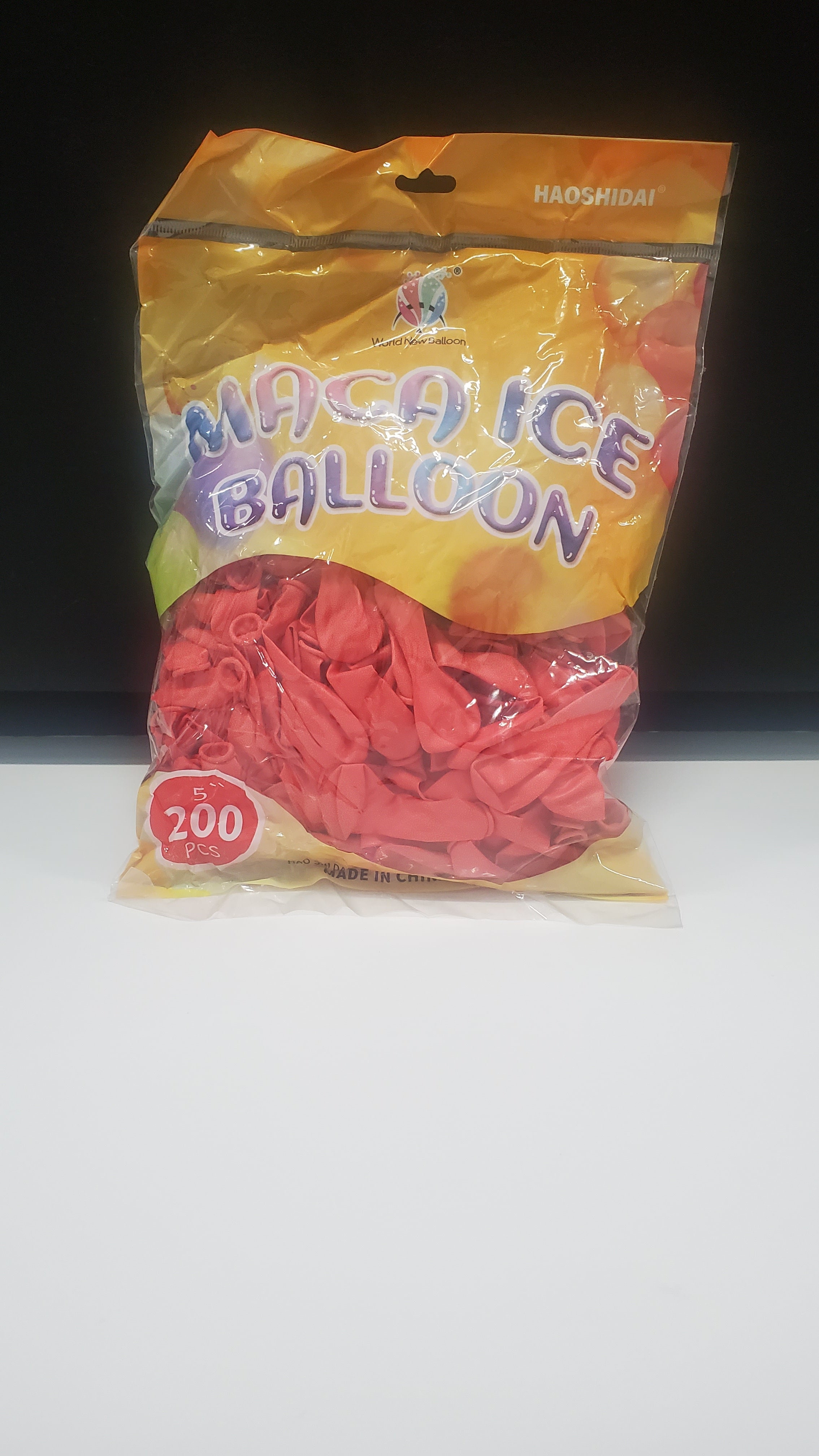 Pastel Macaron Red 200ct 5"