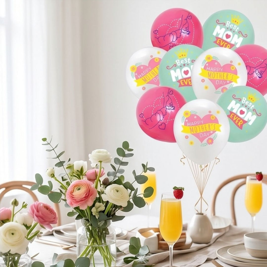 Best Mom ever Mother's Day balloons