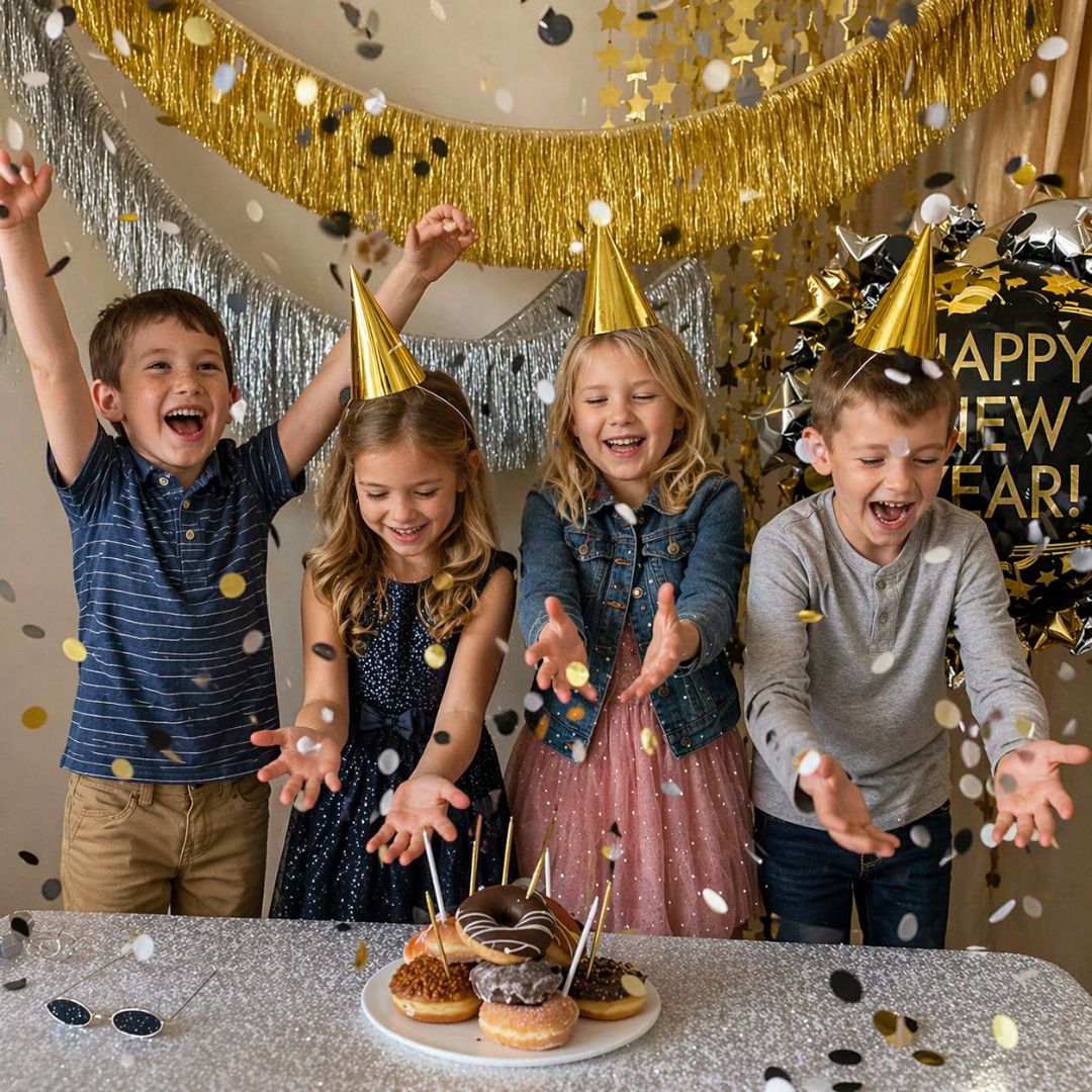 Gold Metallic Foil Fringe Garland Wall Hanging Tassel Banner, Mother's Day, Easter, Parade Floats, Birthday, Theme Party, Wedding Party Decorations Secondary image