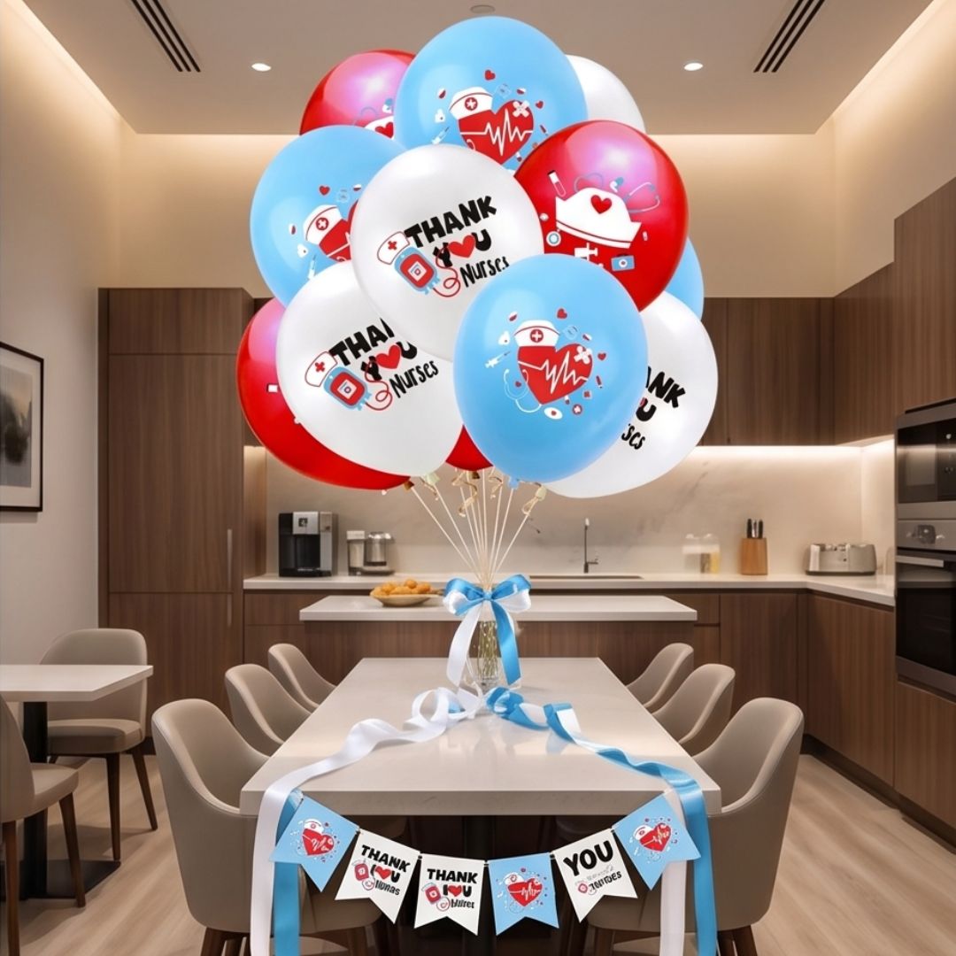 Healthcare themed Balloons Bouquets 12 pcs