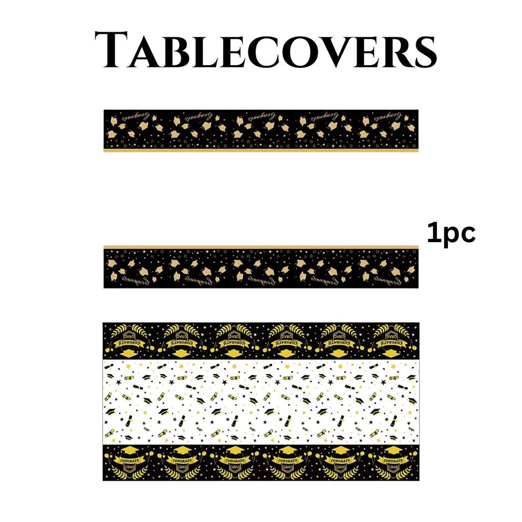 163PCS Graduation Plates and Napkins Set, 2026 Congrats Grad Disposable Tableware Set include Graduation Cap Paper Plate Napkins Cups Forks for Grad Party Supplies, Serve for 16 Guests (Black)Graduation Tableware Set