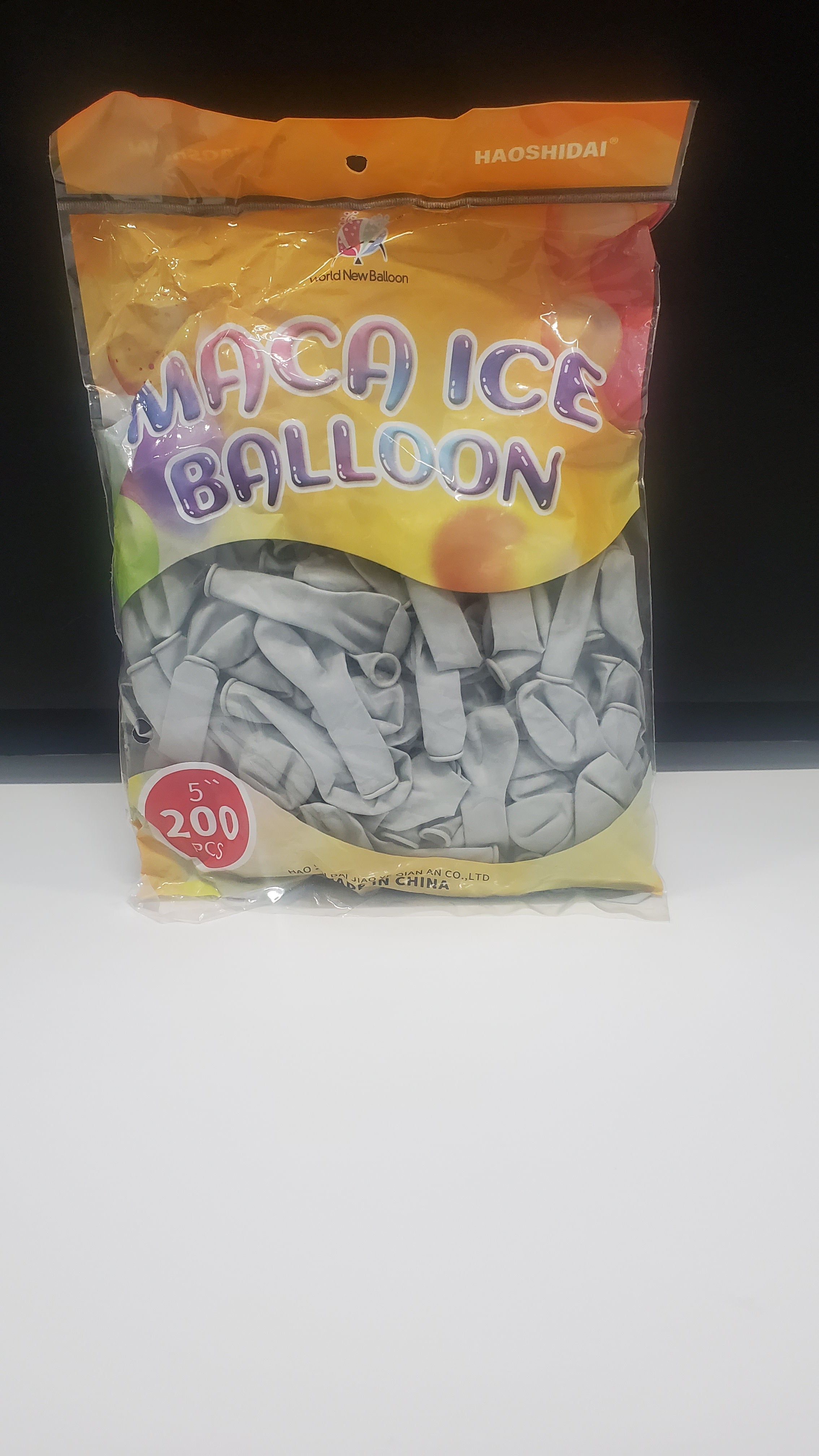 Pastel Macaron Balloon Grey 200ct 5" Main image