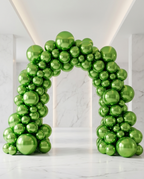 Chrome ICE double layer in Aqua Green, Chrome Latex Helium Balloons for Graduation Garland Arch Kit Corporate Event Wedding Birthday Baby Shower Party Decorations in two sizes 10"/12"