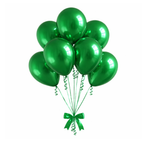 Chrome ICE double layer in Green, Chrome Latex Helium Balloons for Graduation Garland Arch Kit Corporate Event Wedding Birthday Baby Shower Party Decorations in two sizes 10"/12"