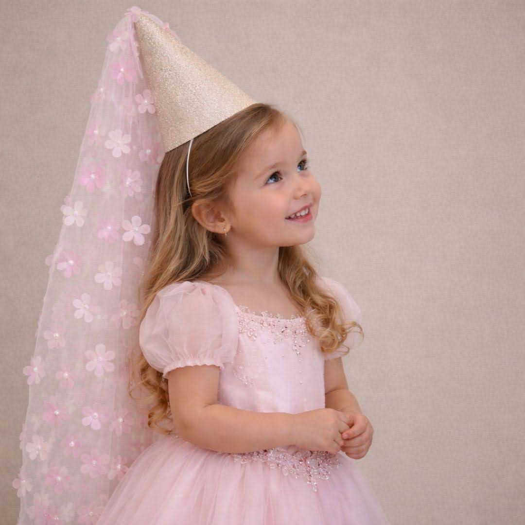 Princess Hat Pink Glitter Main image